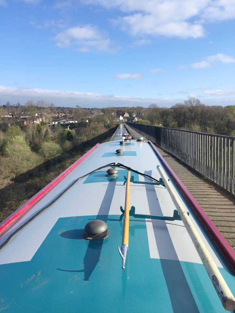 The Pontcysyllte Aqueduct is perfect for a real Narrowboat Adventure